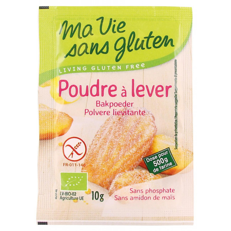 Poudre à Lever Sans Gluten Bio - MA VIE SANS GLUTEN