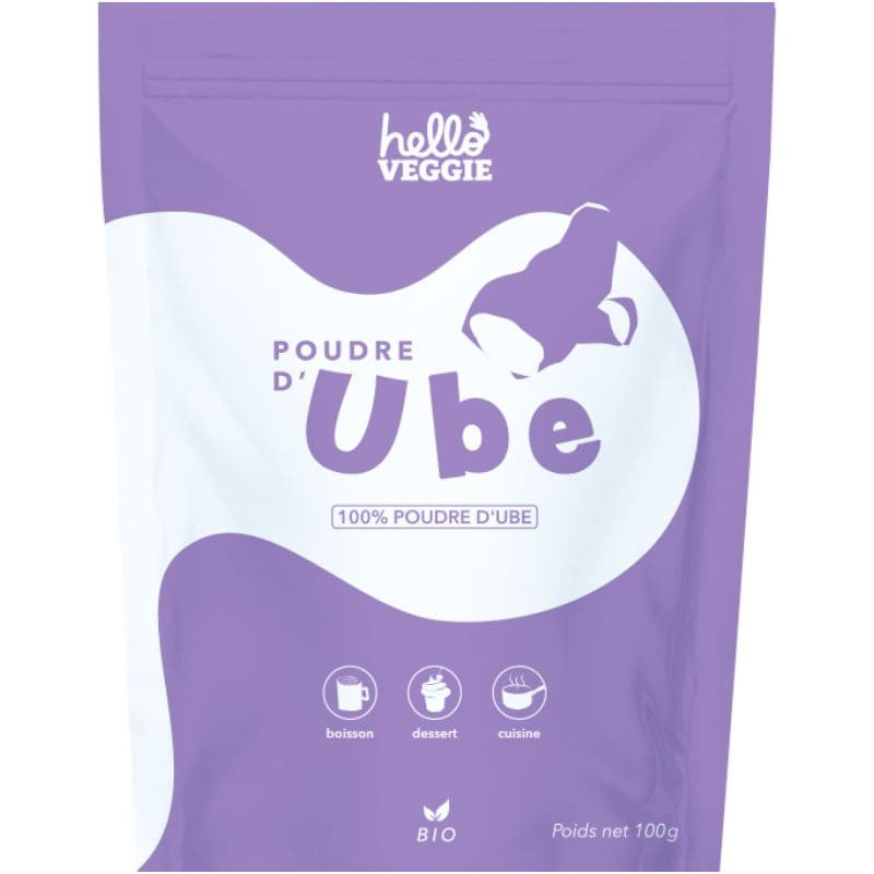 poudre ube bio hello veggie 100g poudre ube bio hello veggie 100g