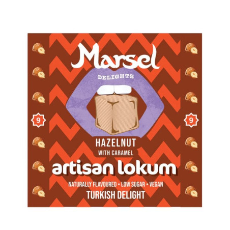 turkish delight noisette caramel marsel delights 99g