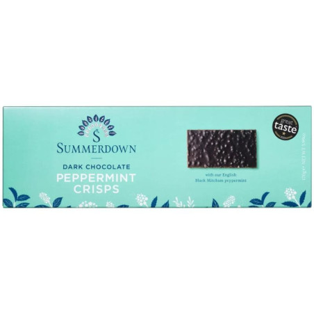 chocolat noir menthe poivree crips summerdown