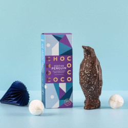 chococo figurine pingouin chocolat noir
