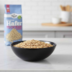 flocons d'avoine sans gluten pour le petit déjeuner