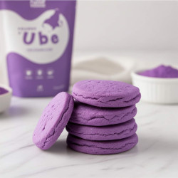 biscuits avec de la poudre d'ube