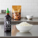 sauce hoisin avec du riz