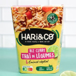 HARi&CO Riz curry thaï de légumes & émincé végétal