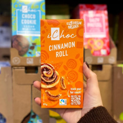 ichoc chocolat biologique cinnamon roll