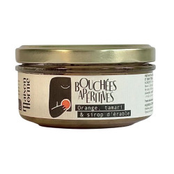 bouchées apéritives orange tamari sirop d'érable maison hormé 115g