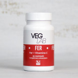 Fer + Vitamine C vegan veglab x60 comprimés