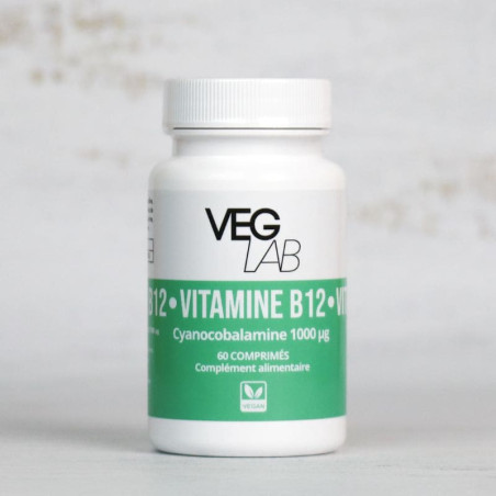 vitamine b12 cyanocobalamine 1000 ug veglab x60 comprimés