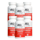 lot mutivitamines mineraux veglab 6x60 comprimes