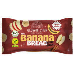mini banana bread vegan apple spice glowkitchen 70g