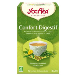 infusion yogi tea confort digestif x17 sachets