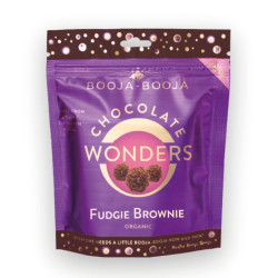 chocolats wonders booja booja fudgie brownie 65g
