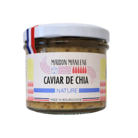 caviar de chia nature maison manlène 110g