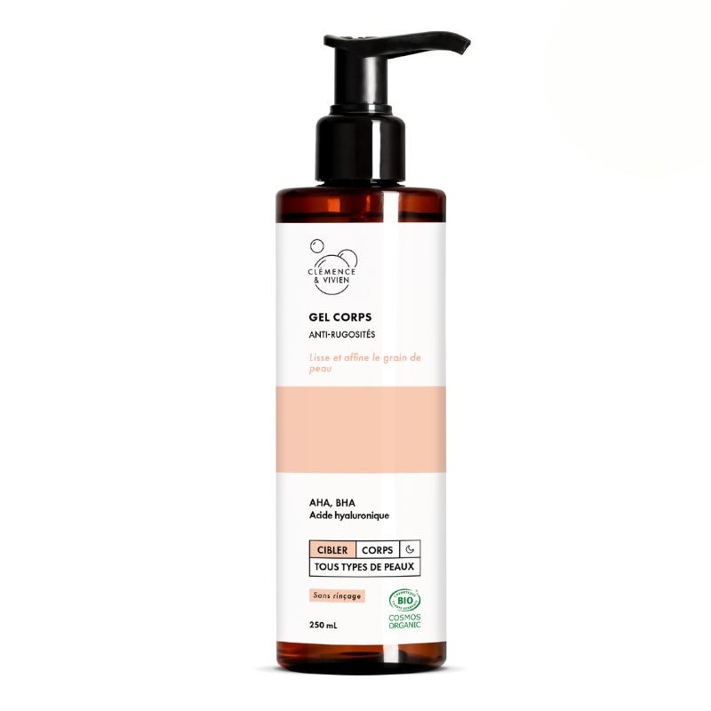 gel corps anti rugosités clémence et vivien 250ml