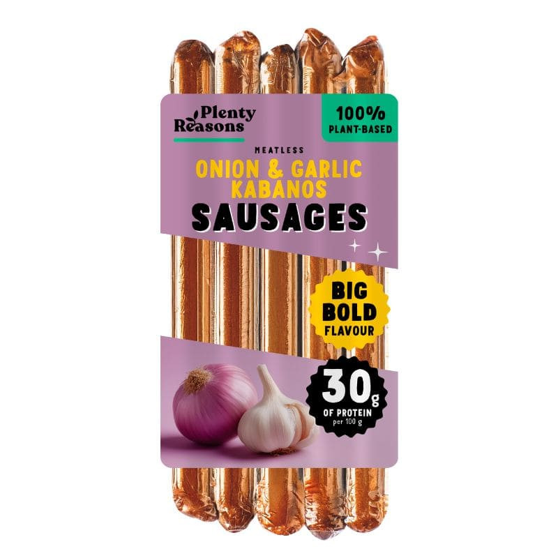 meatless onion garlic kabanos sausages plenty reasons 160g