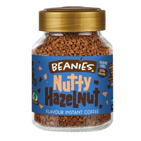 beanies nutty hazelnut coffee 50g