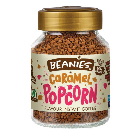 beanies caramel popcorn coffee