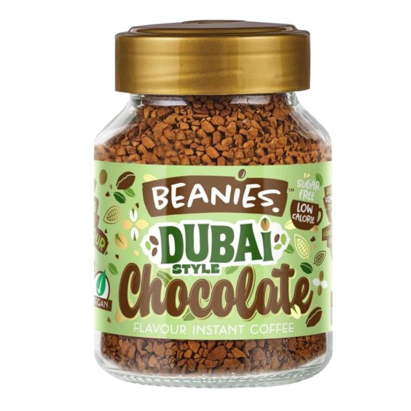 beanies dubai chocolate style coffee 50g