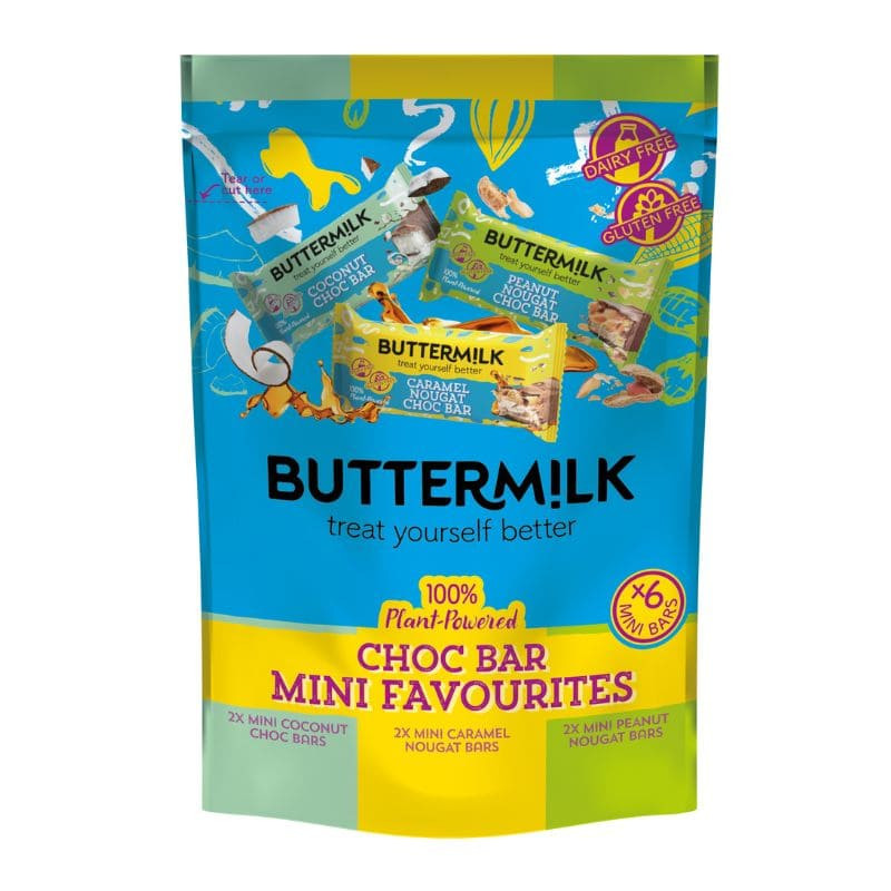 multipack mini barres chocolatées buttermilk 6x25g