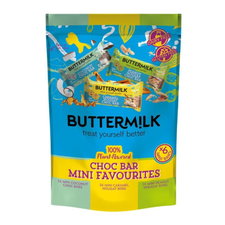 multipack mini barres chocolatées buttermilk 6x25g