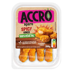 spicy wings vegetal accro