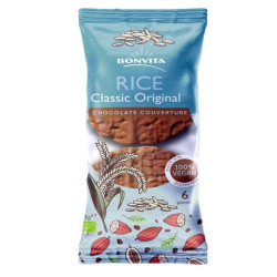 galettes de riz chocolat de couverture bonvita 100g
