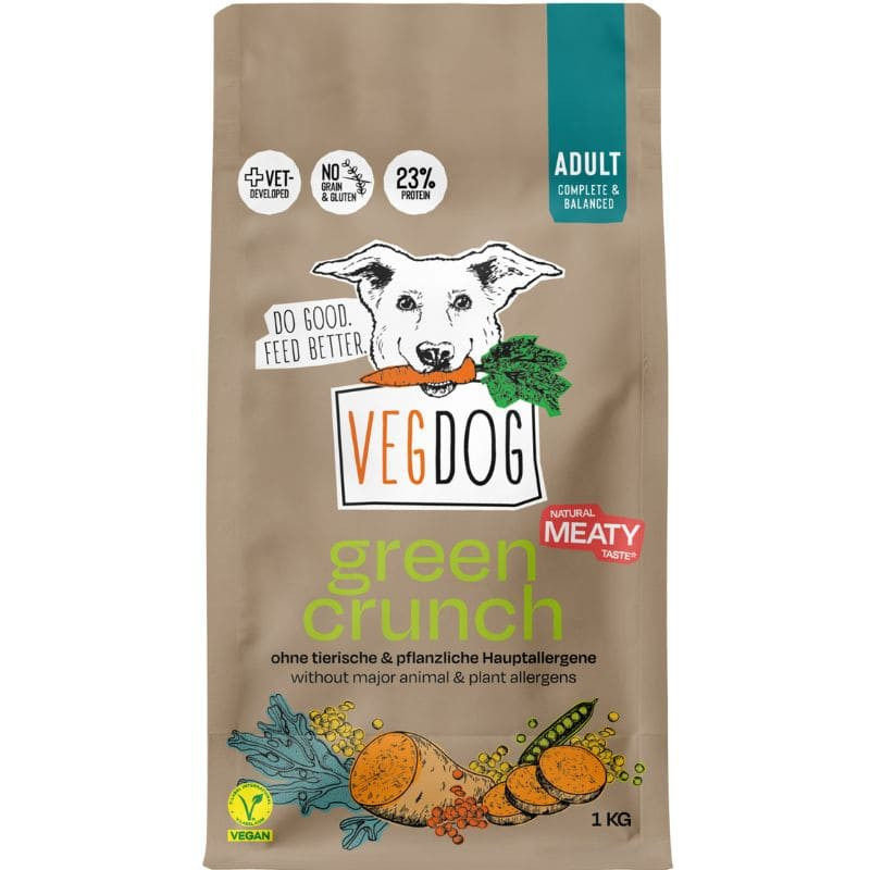 vegdog green crunch 1kg