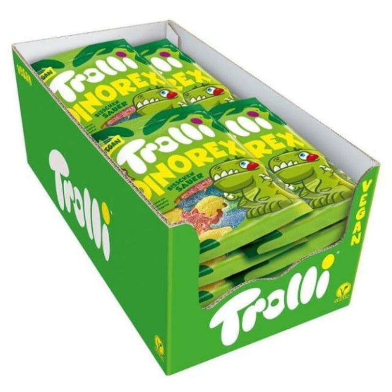 lot bonbon trolli dinorex vegan x21