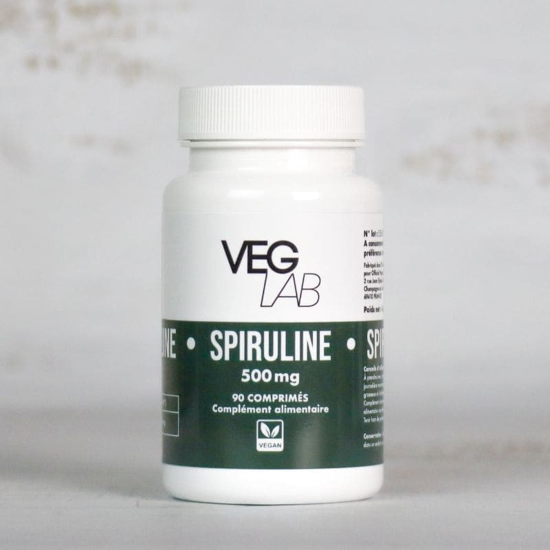 spiruline 500mg veglab x90 comprimés
