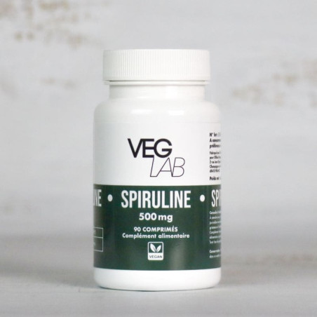 spiruline 500mg veglab x90 comprimés