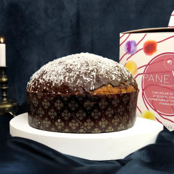 biscottificio guerra panettone vegan gelee baies noix de coco et chocolat noir