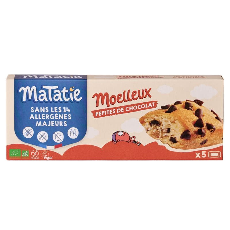 moelleux Matatie pépites de chocolat 135g