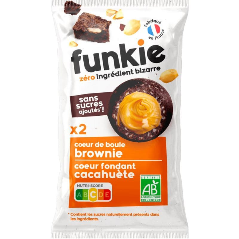 coeur de boule brownie cacahuètes funkie
