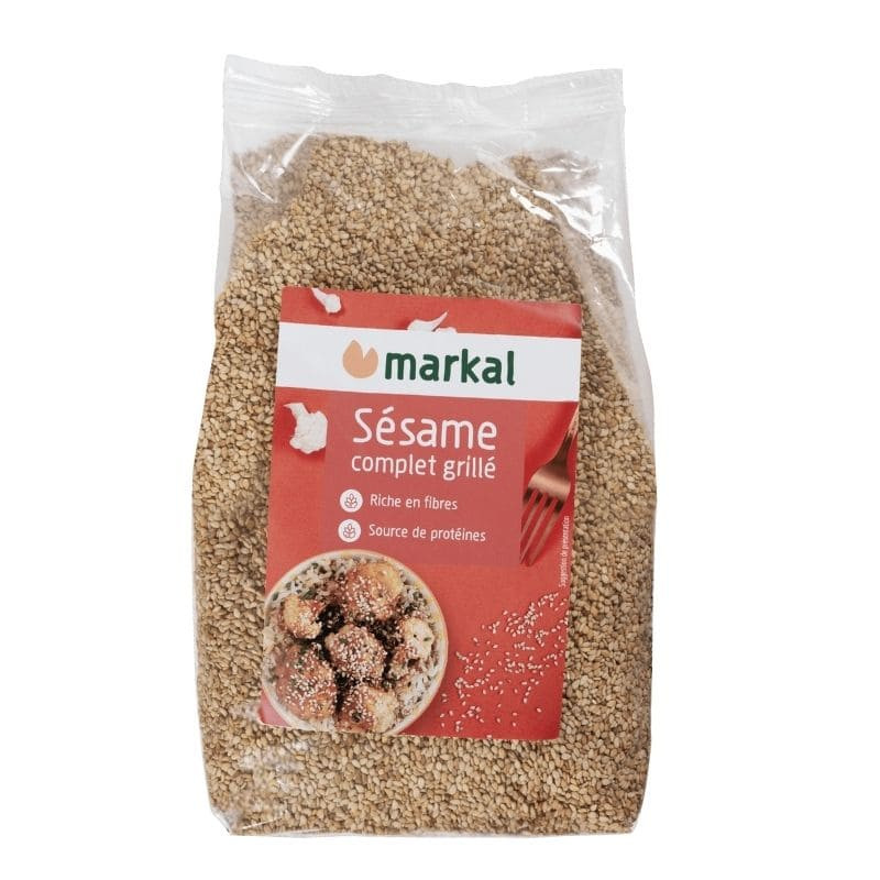 sésame complet grillé bio markal 500g
