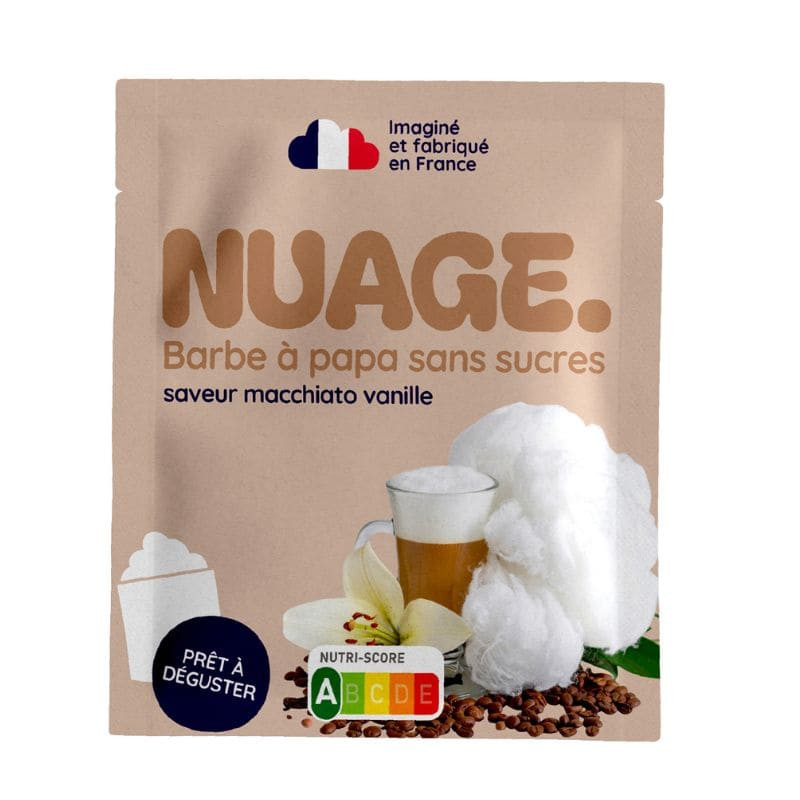 barbe a papa sans sucres nuage macchiatto vanille