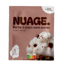 barbe a papa sans sucres nuage chocolat