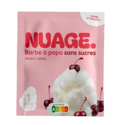 barbe a papa sans sucres nuage cerise