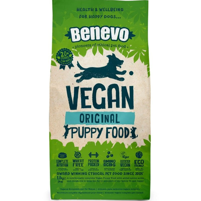 croquettes vegan chiot benevo 2kg