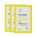 Lot savon le saint bernard clémence et vivien 3x100g