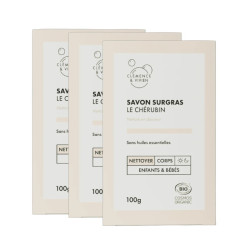 lot savon le chérubin clémence & vivien - 3x100g