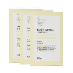 lot savon le gandhi clemence et vivien - 3x100g