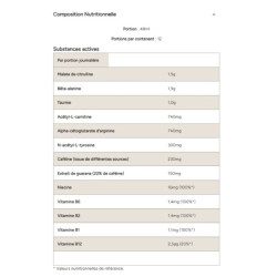 Informations nutritionnelles