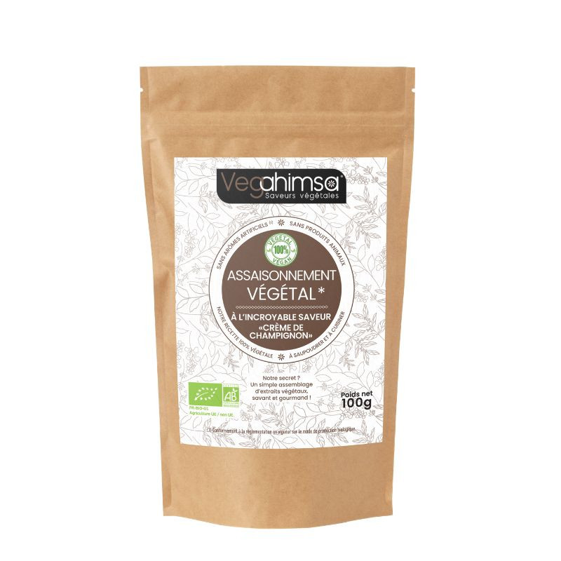 assaisonnement creme de champignon Vegahimsa