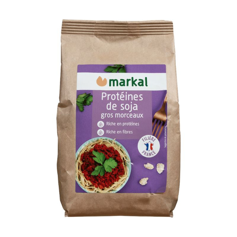 proteines de soja gros morceaux markal 175g