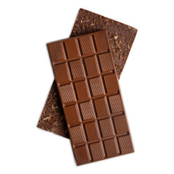 Tablettes fourrée Crunchy chocolat doux - 100g