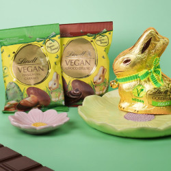 lapin de paques vegan lindt et oeufs