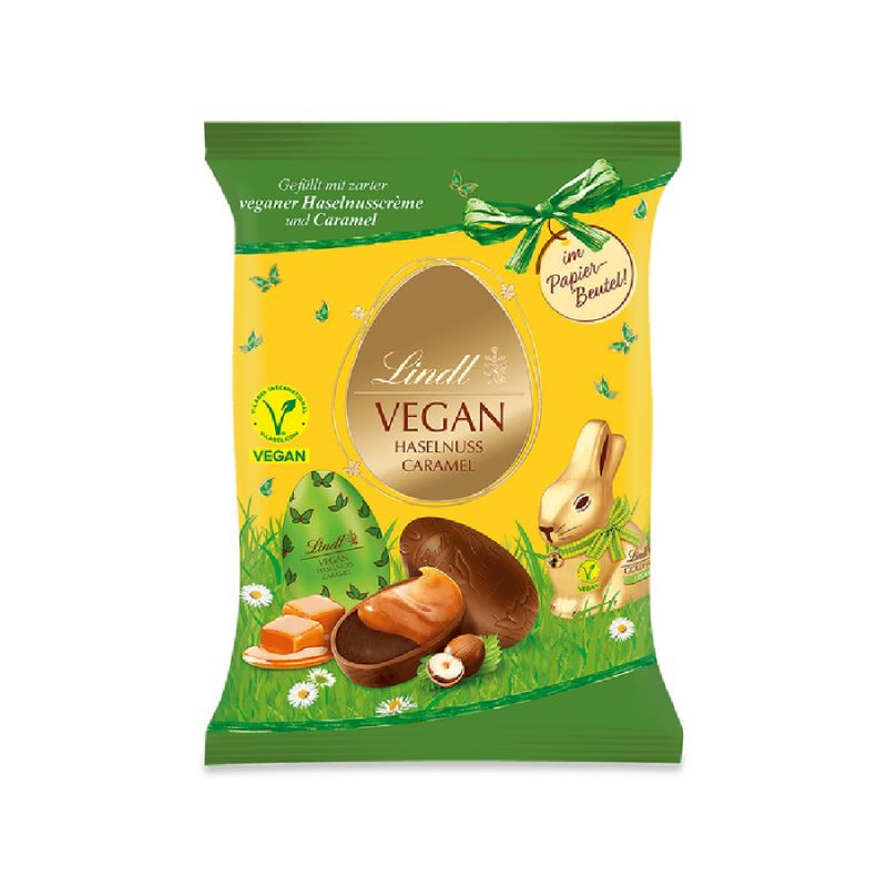 oeufs lindt vegan noisette caramel 90g