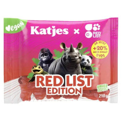 bonbon katjes red list edition 210g
