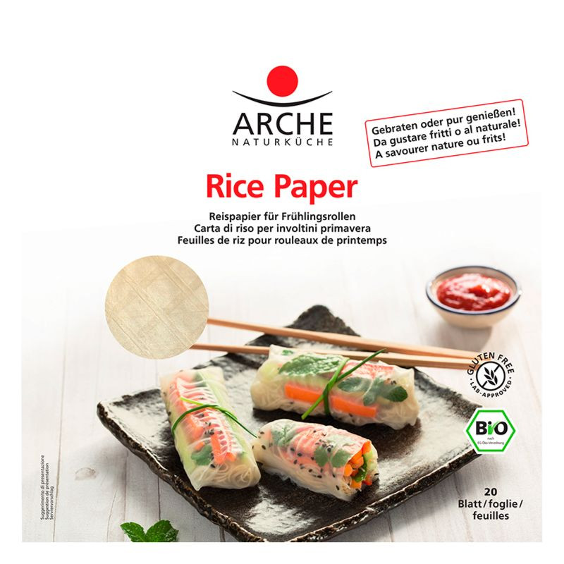 feuille de riz bio Arche